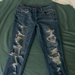 Ripped tom girl Jeans (size 4)